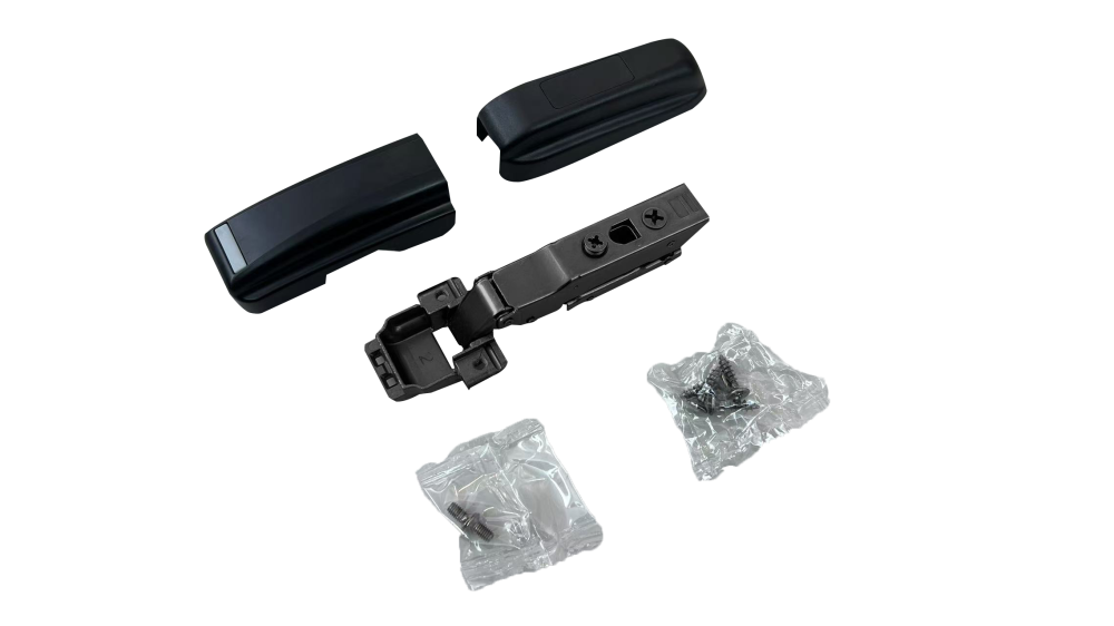 Внешняя Петля для профиля 3D с доводчиком черная